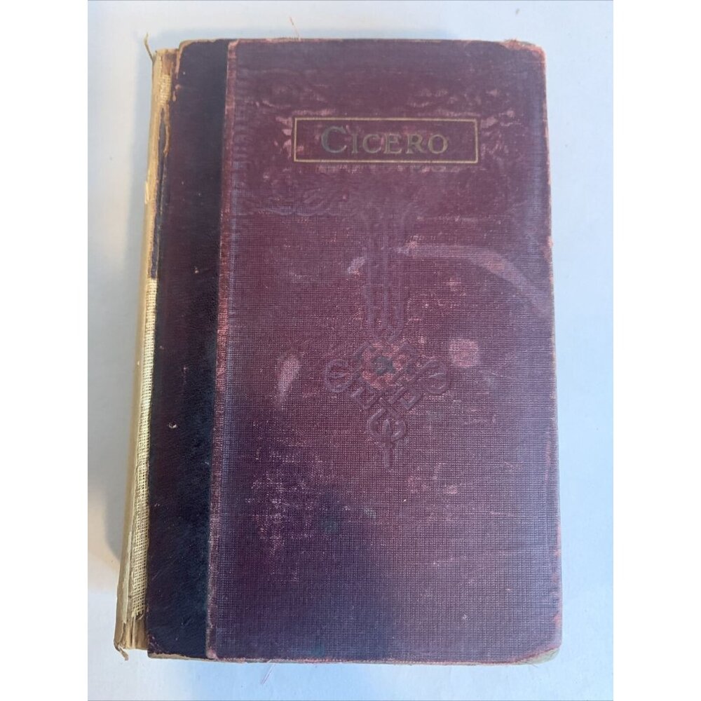 Antique Cicero Select Orations Letters HC Ginn and Co Latin Greenough Kittredge